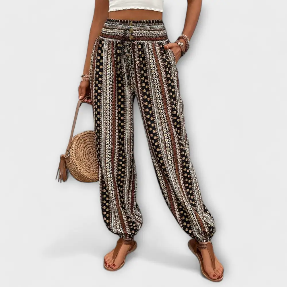 Ethnic Print Everyday Trousers