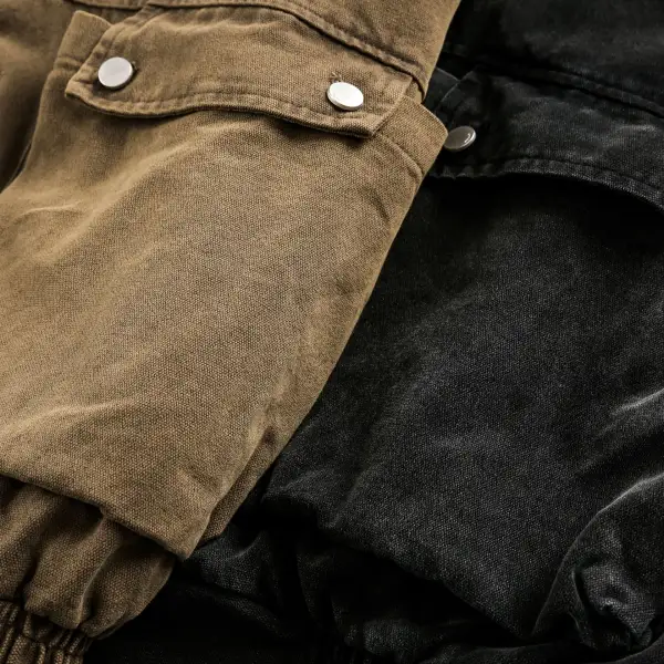 Buckle Collar Utility Jacket