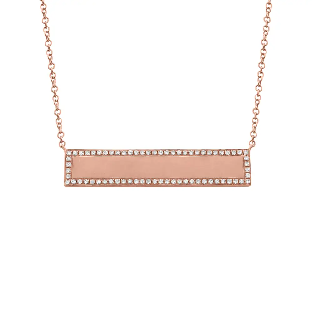 Contemporary Artful Classic Diamond Necklace