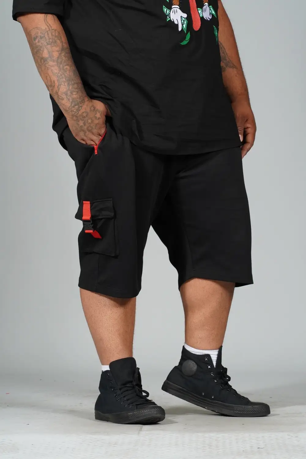Fleece Cargo Shorts