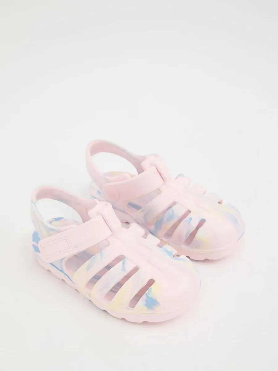 Pink Ombre Fisherman Sandals