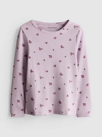 1-9yrs | Cotton Rich Ribbed Long Sleeve T-Shirt