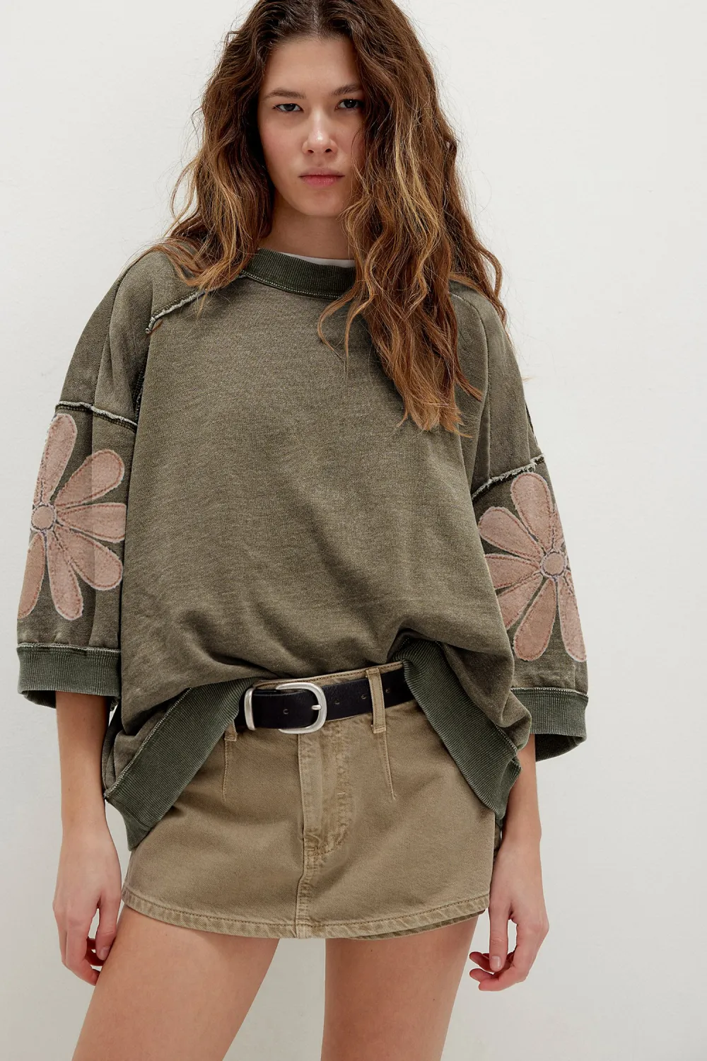 Breen Mineral Wash Raw Seam Top