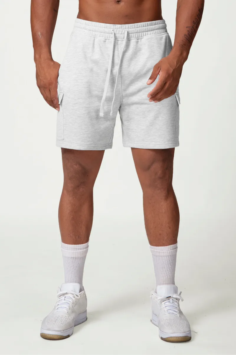 Breathable Drawstring Side Pocket Athletic Shorts