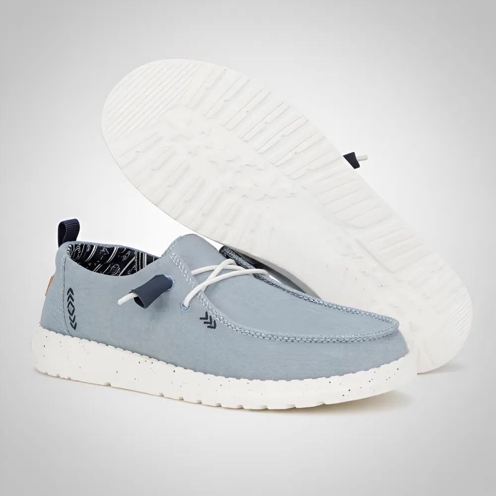 Casual Chambray Low Top Walking Shoes For Women