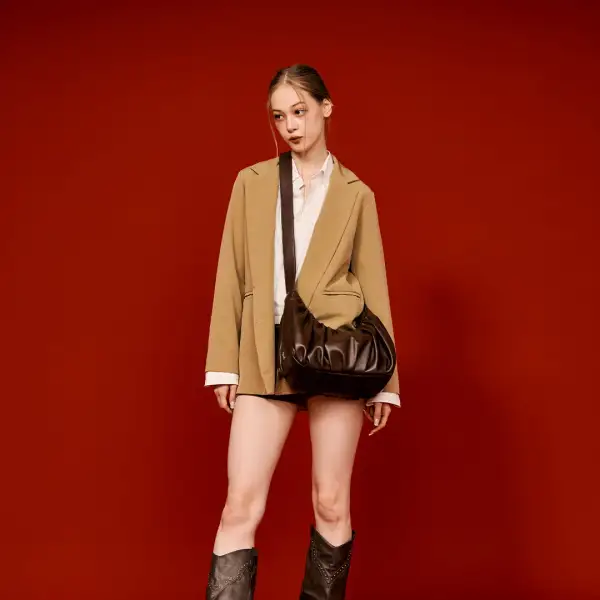 Quilted Leather Crossbody Bag