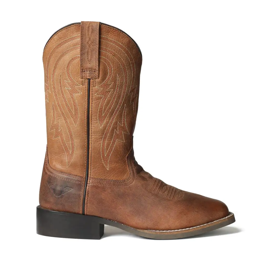 Modern Side Pull Men's Denim Boots
