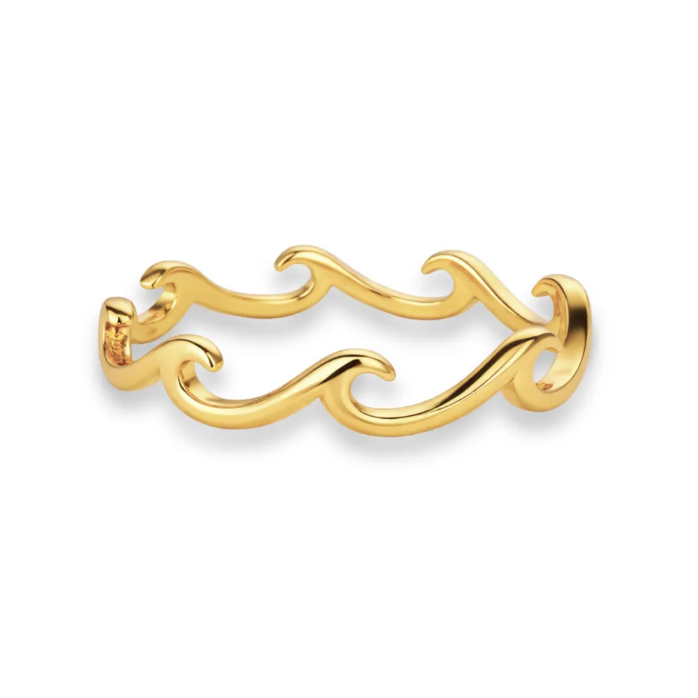 Wave Statement Ring