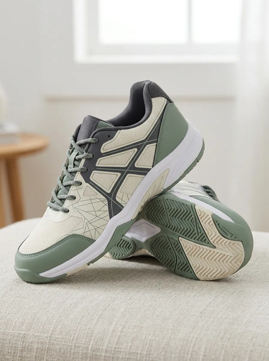 Women's Stride Geometric Pattern Printed Athletic Sneakers