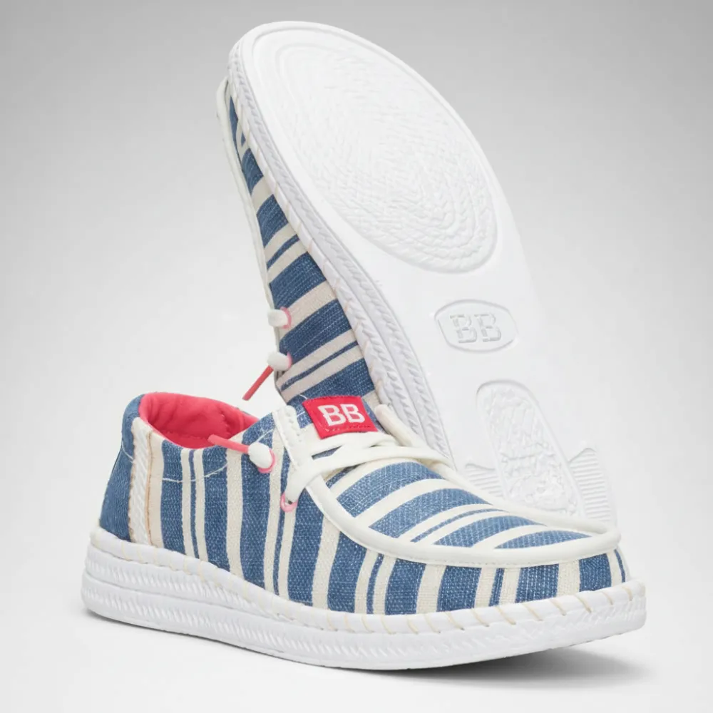 Espadrille Coast Striped Casual Wendy Shoes For Women