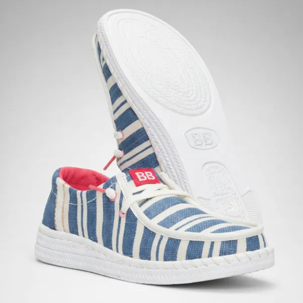 Espadrille Coast Striped Casual Wendy Shoes For Women
