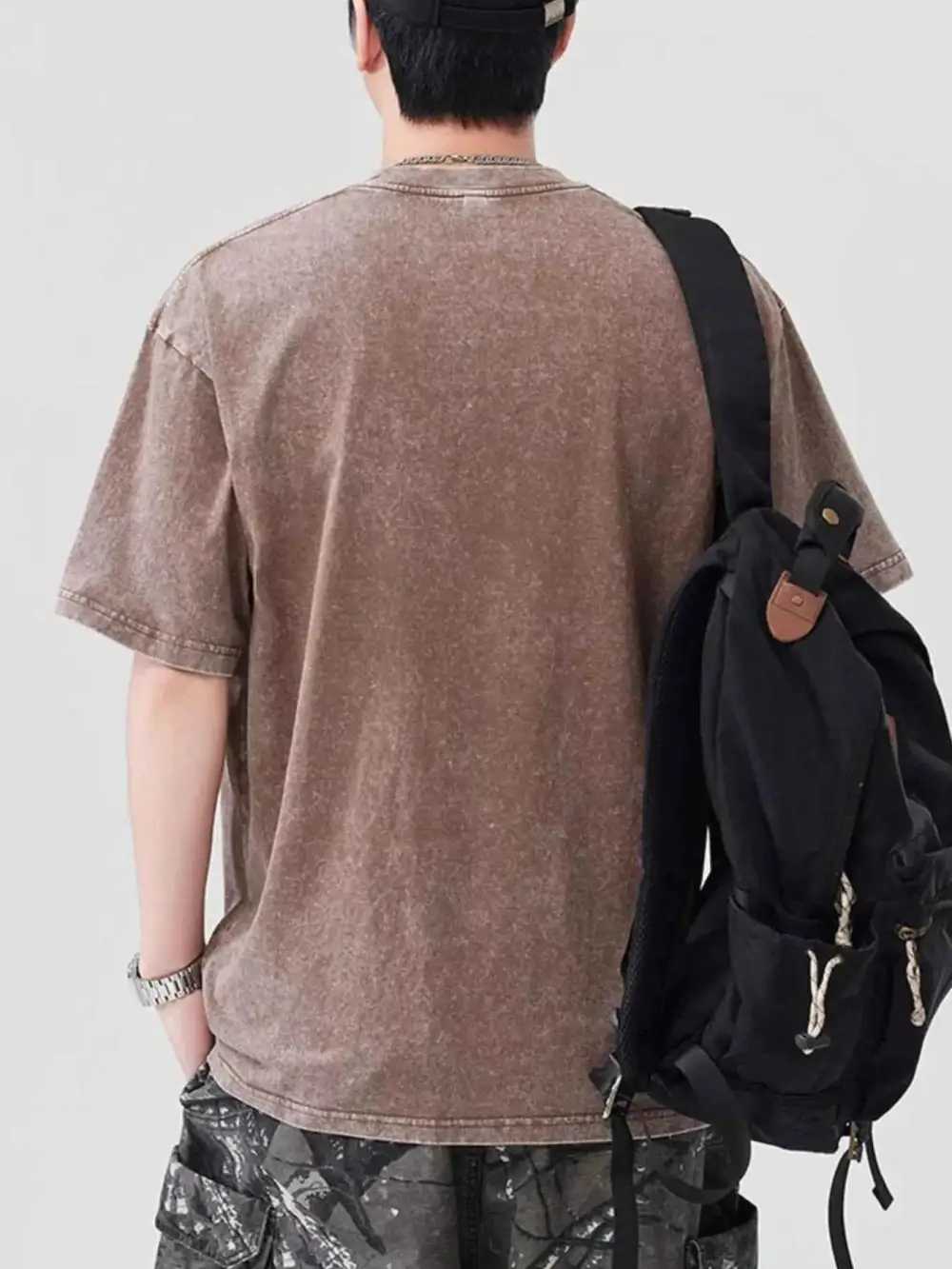 Breathable Graphic Round Neck Short Sleeve T-Shirt