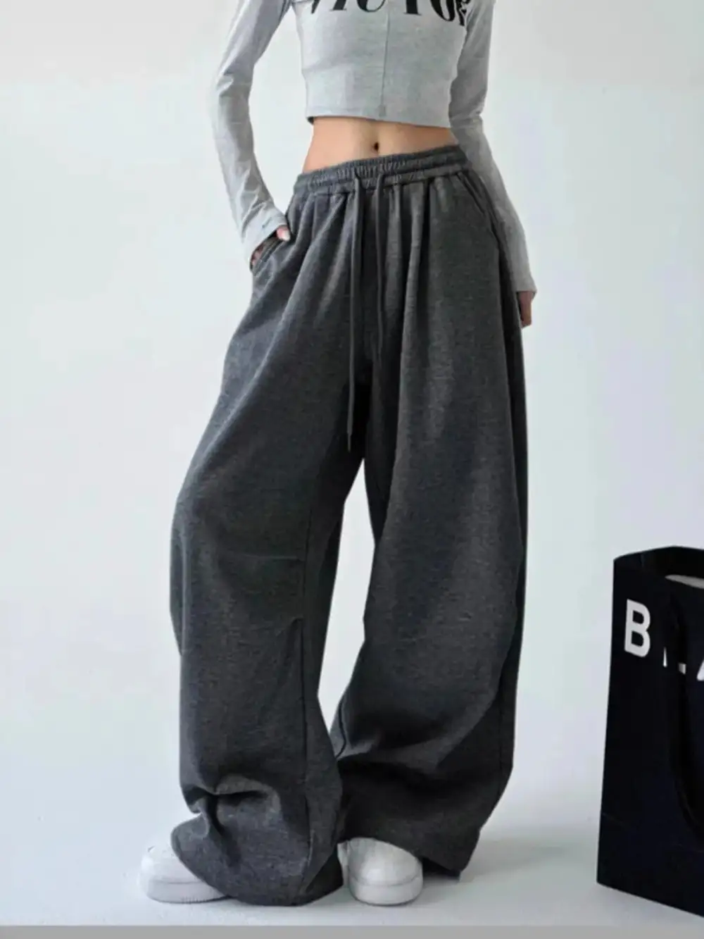 Wide Leg Modern Trousers