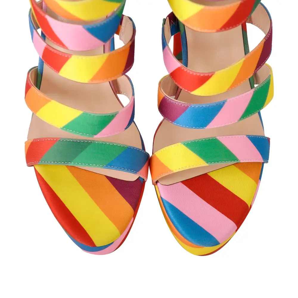 Platform Chunky Heel Strap Sandals