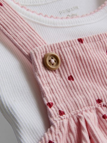0-18mths | Bodysuit and Corduroy Pinafore Dress Newborn Set detail 3