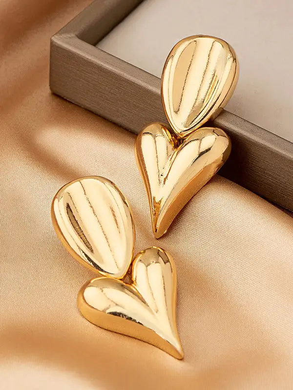 Streamlined Celestial Drop Earrings