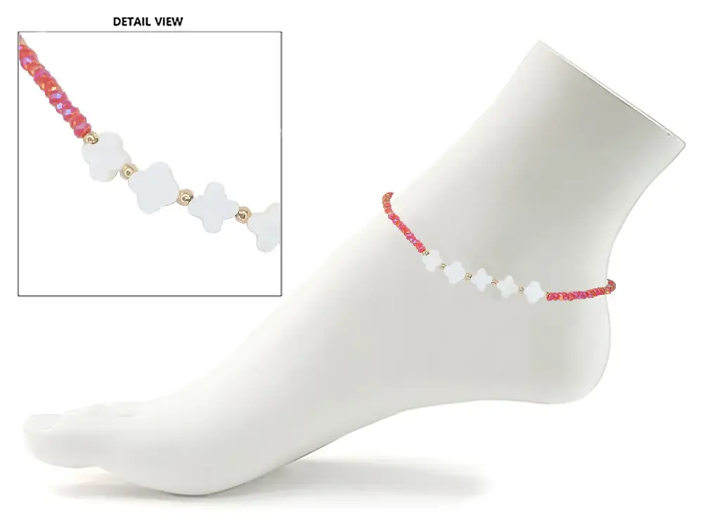Refined Beaded Fashion Anklet