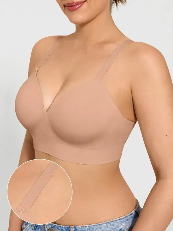 Seamless Wireless Shaping Lift Bra