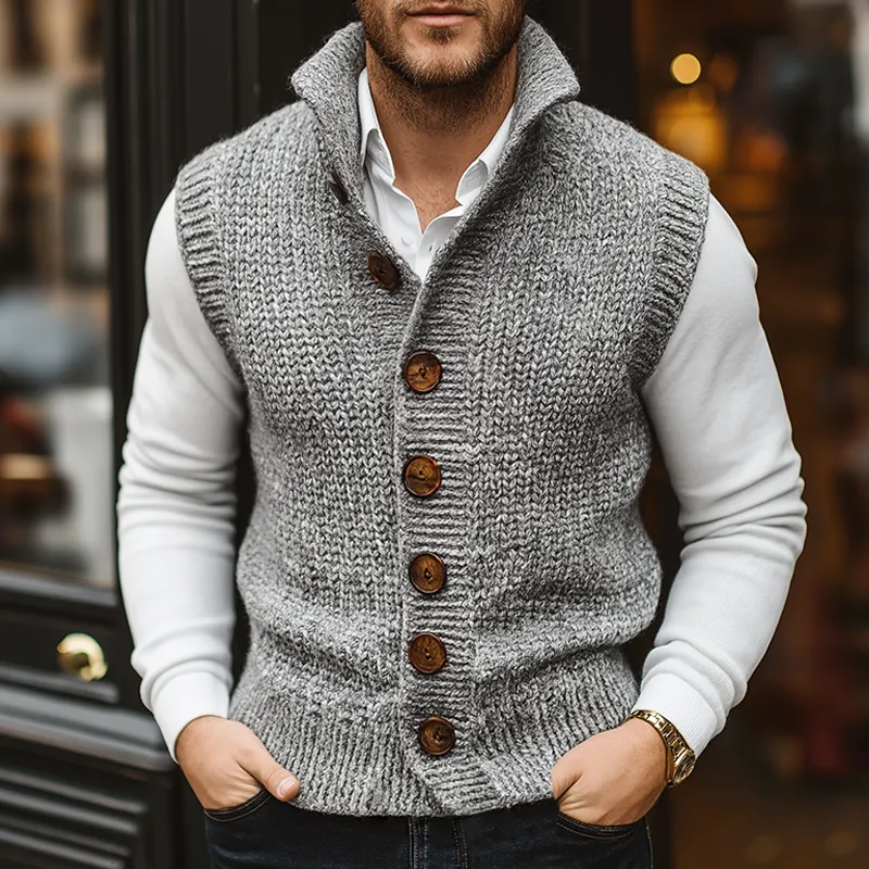 Cargo Pocket Knit Vest