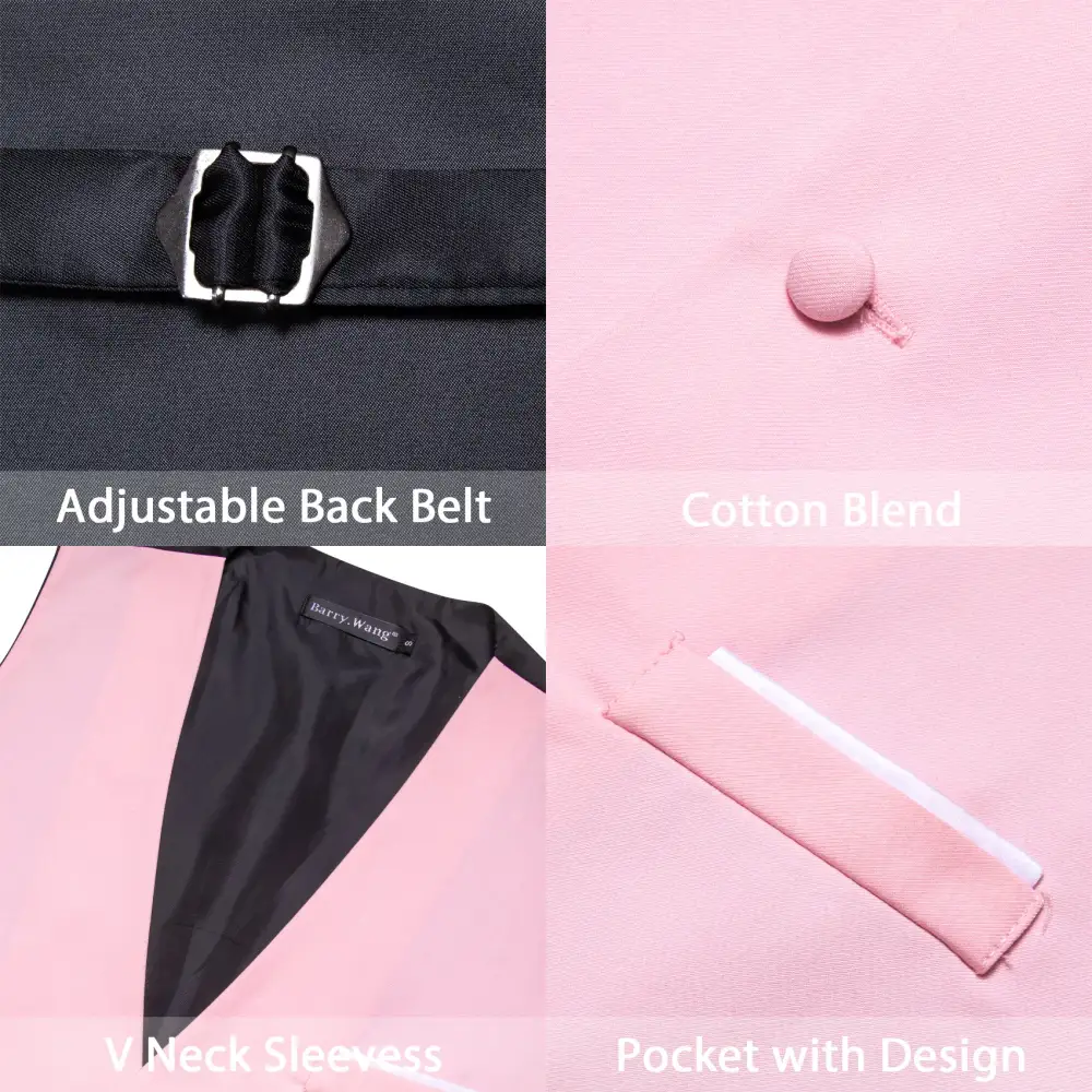 Refined Solid Slim Fit Formal Dress Vest