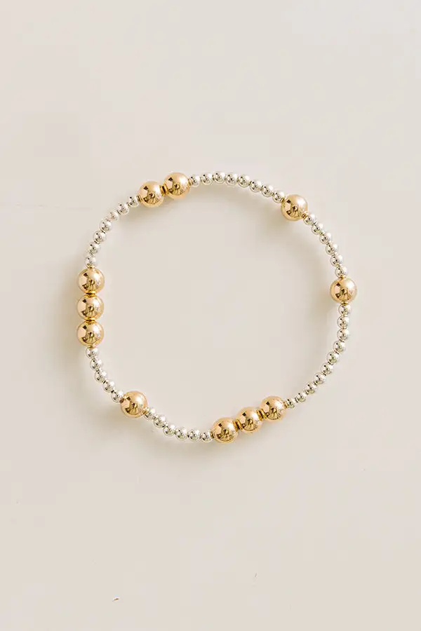 Beaded Sleek Stretch Bracelet