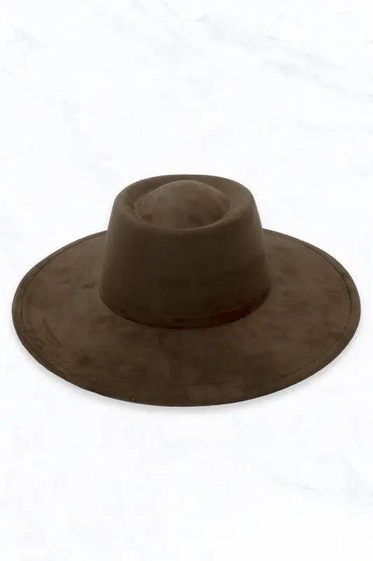 Suede Concave Hat