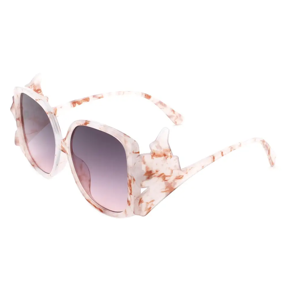 Layered Square Frame Sunglasses