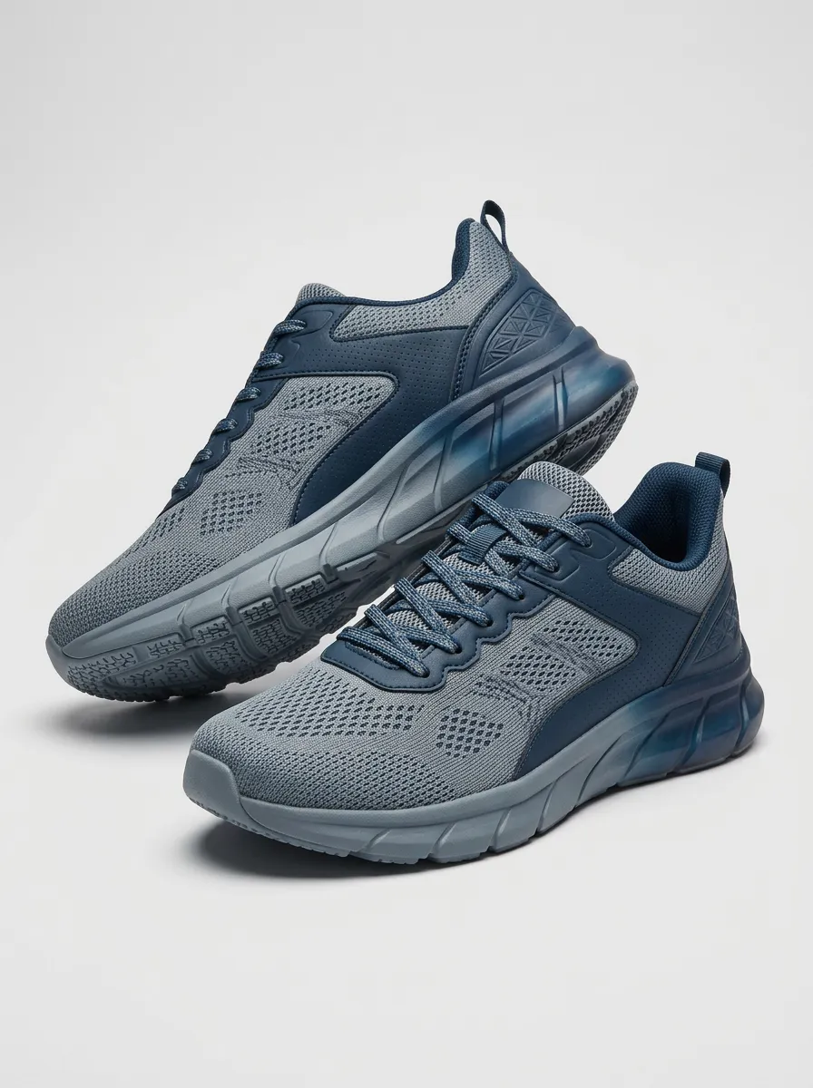 Men's Casual Sporty Mesh Print Sneakers