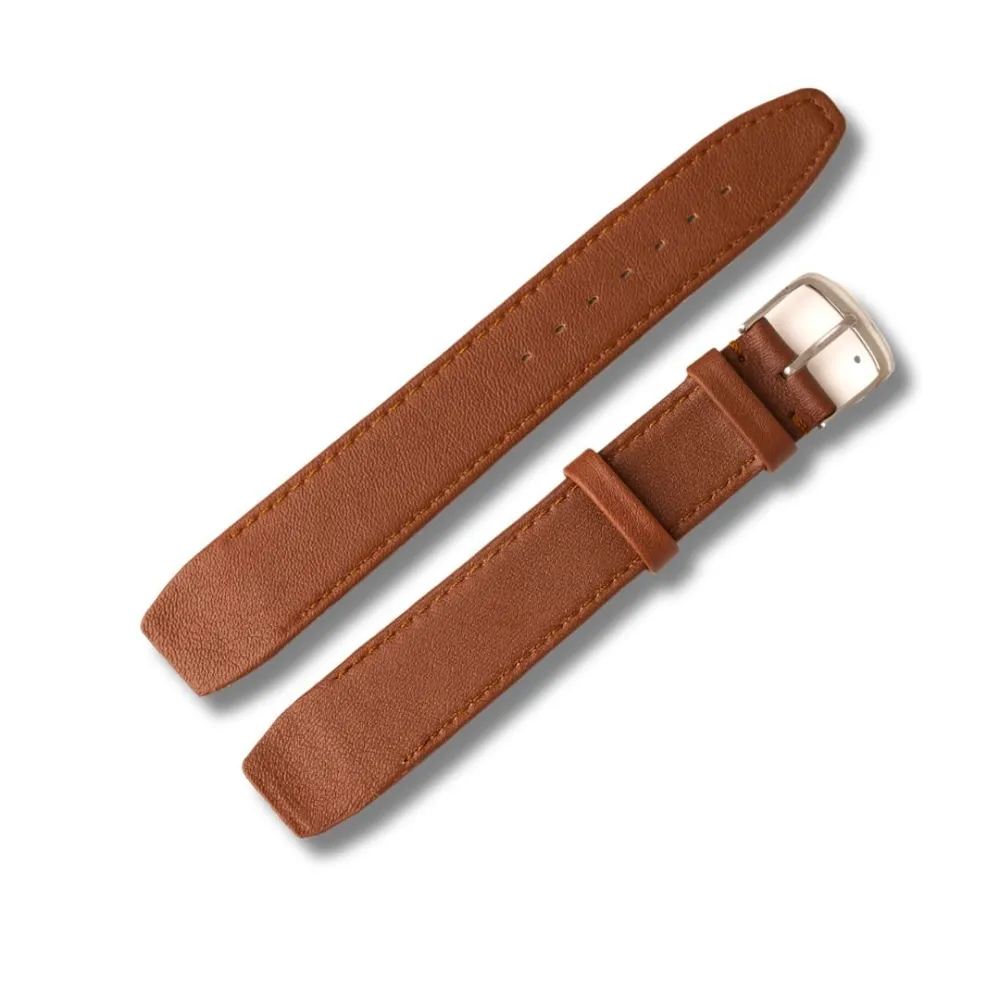 Stitched Glue On Lug Leather Watch Strap