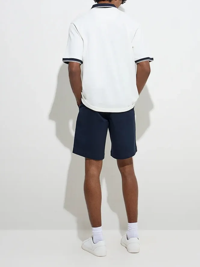 Casual Style Loose Polo T-Shirt