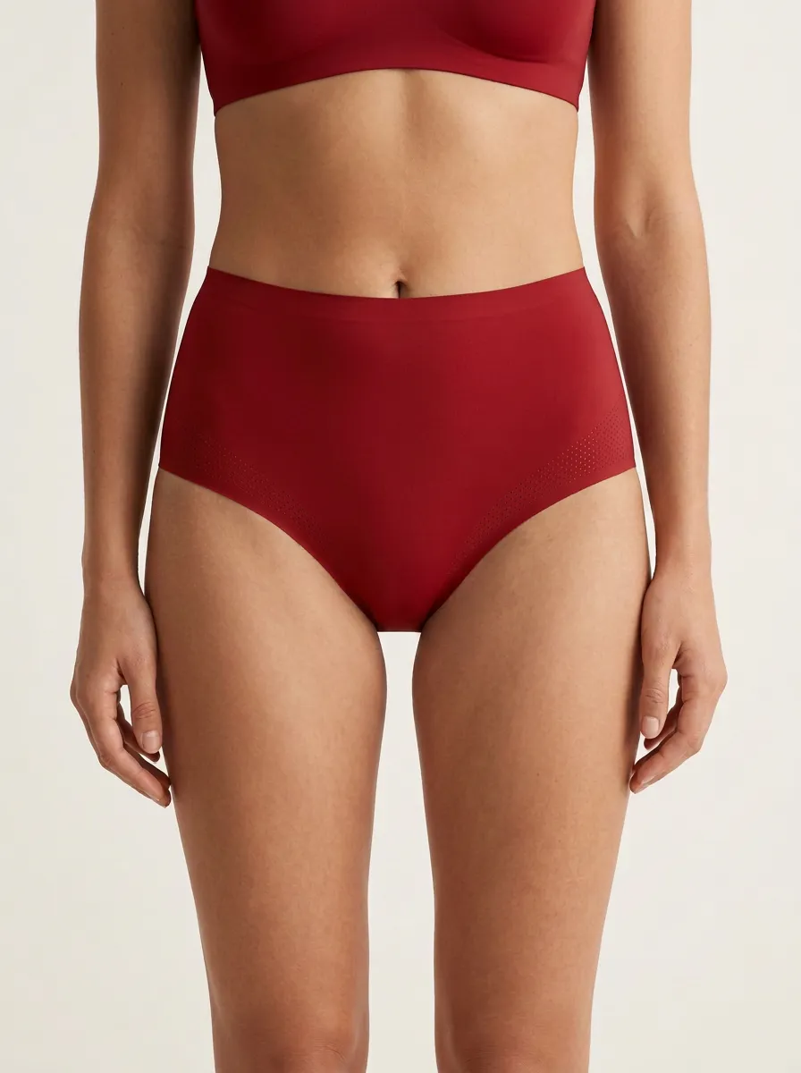 Women's High-Waisted Seamless Laser-Cut Panties