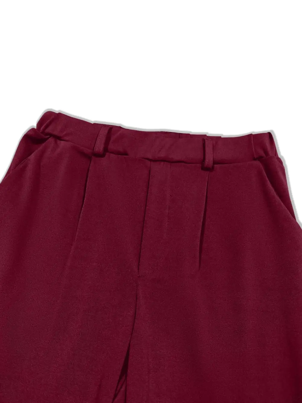 Pleated Detail Pants With Pocket