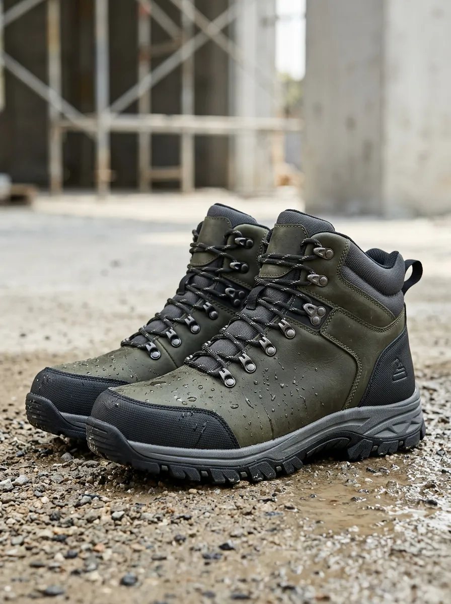 All-Terrain-Look Hiking Men's Waterproof Work Boots