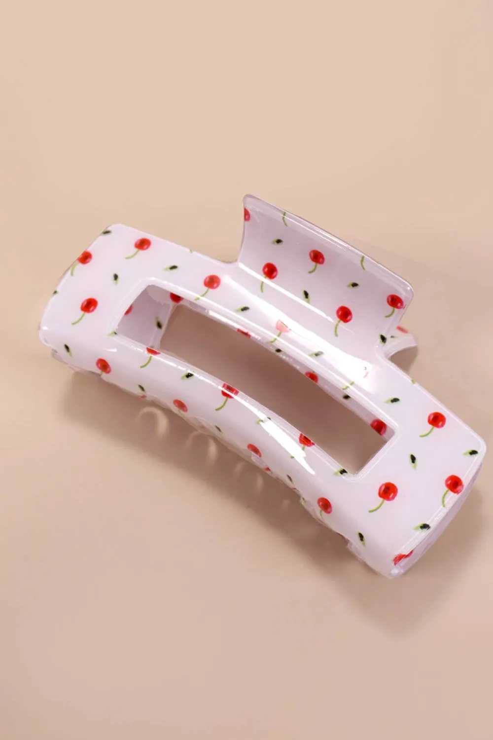 Cherry Detail Hair Claw Clip
