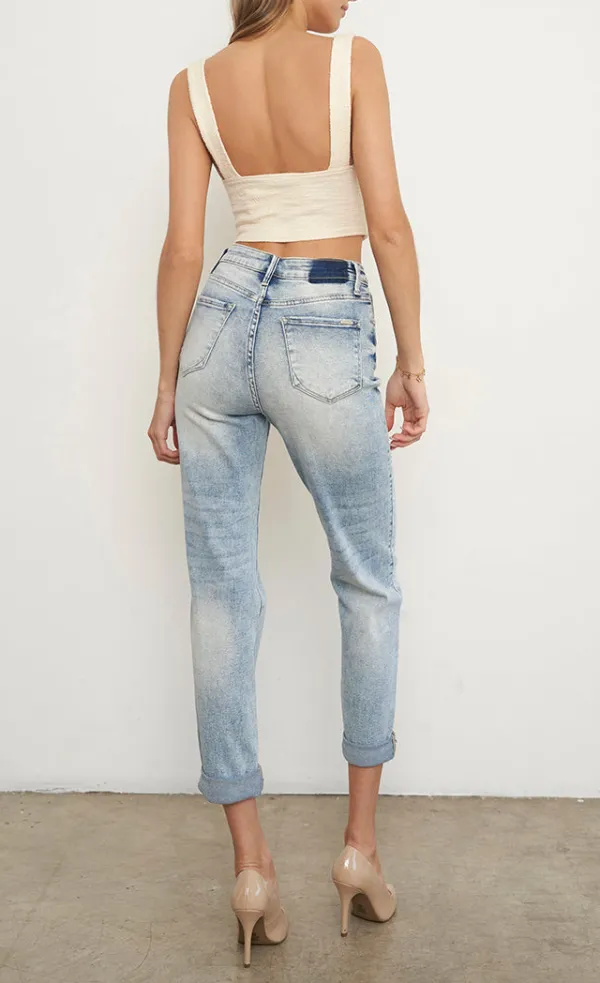 Classic High Rise Girlfriend Jeans