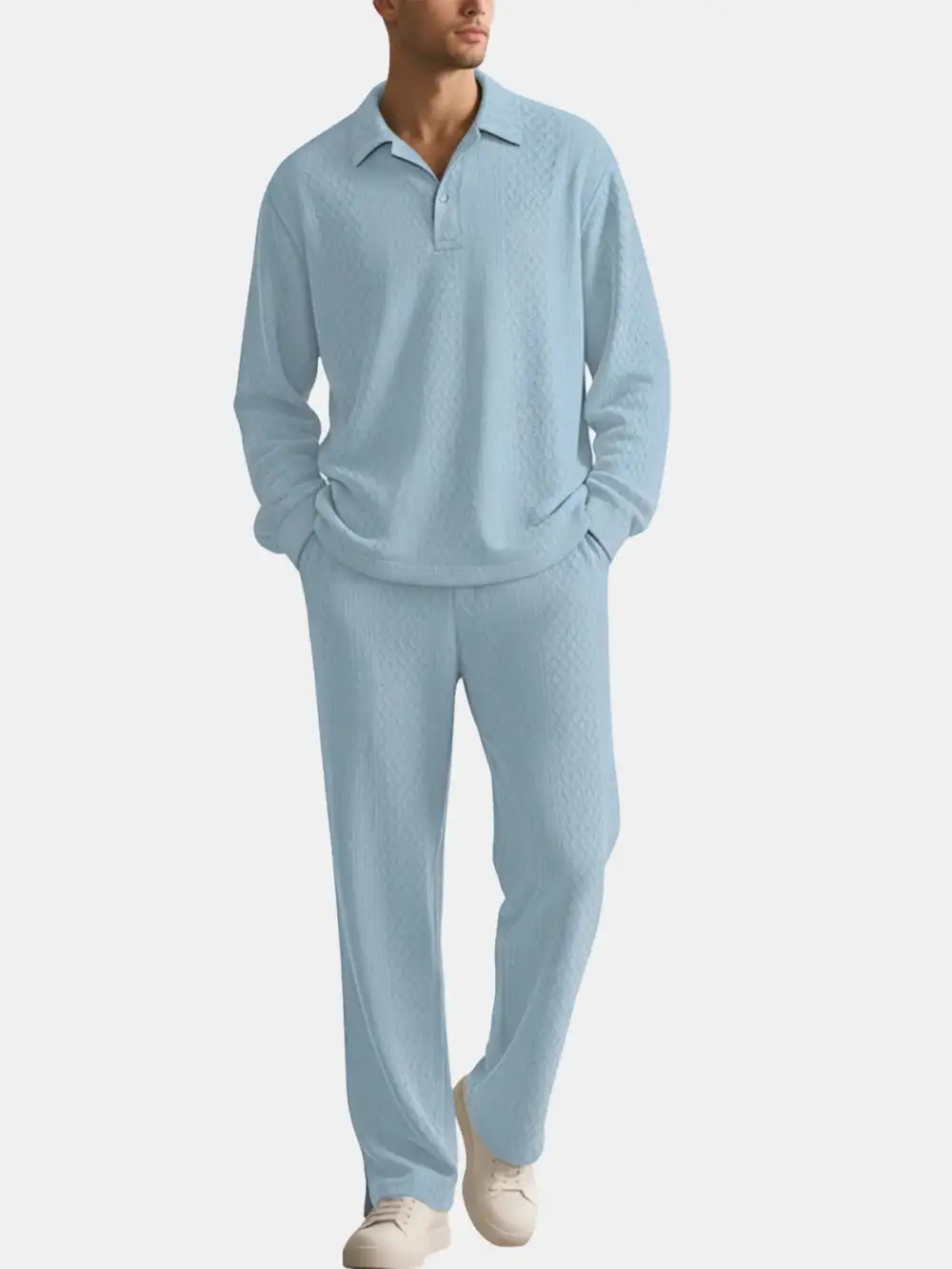 Polo Long Sleeve Lounge Set