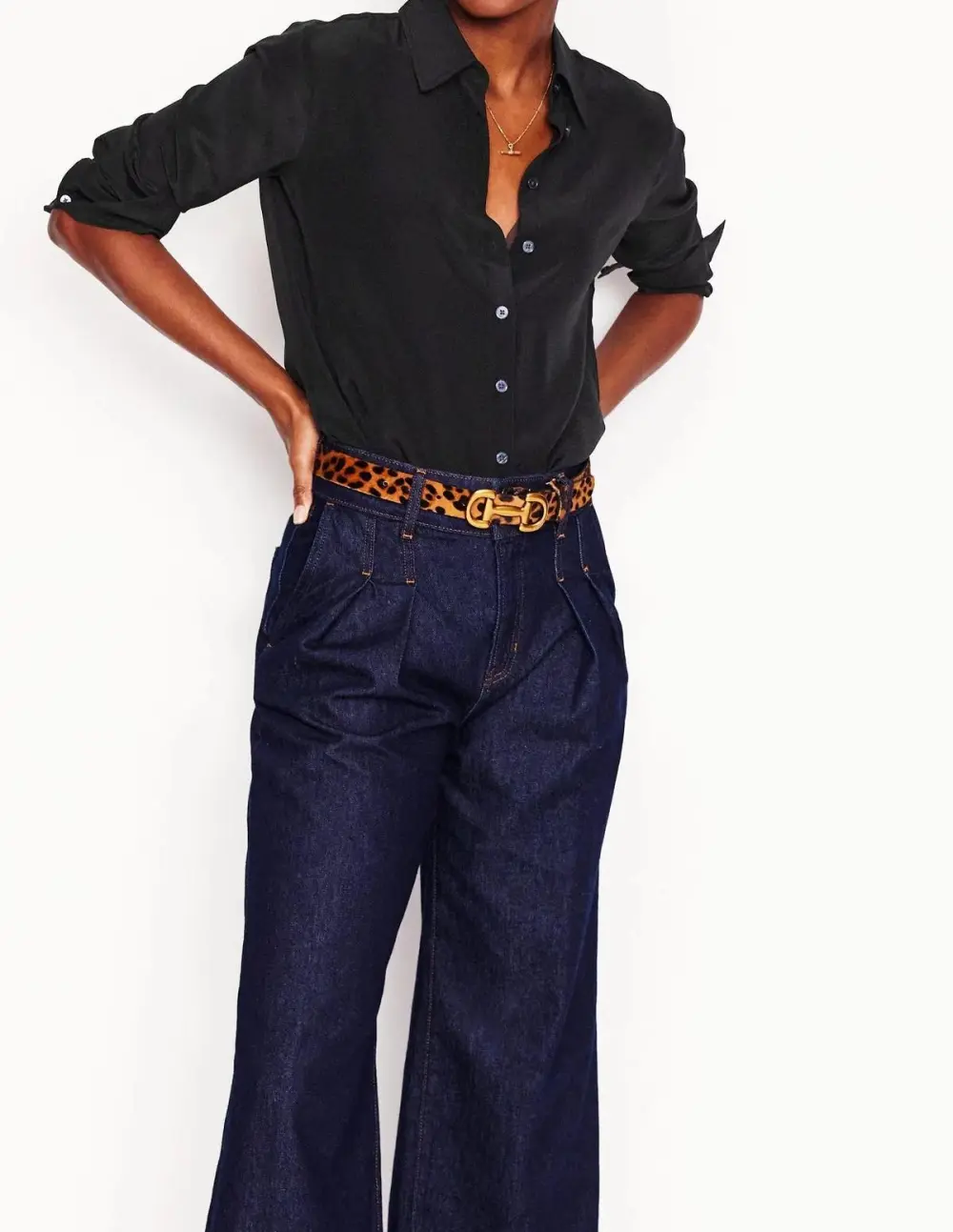Black Silk Shirt