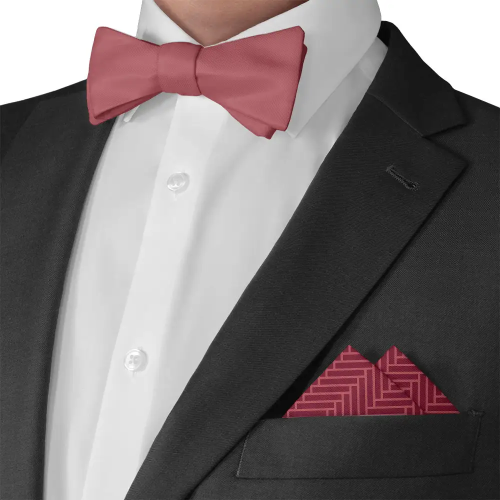 Elegant Modern Geometric Textured Pocket Square