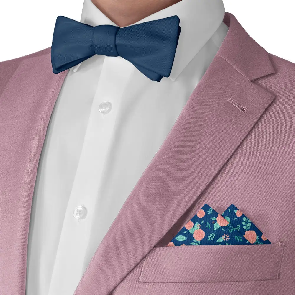 Smart Neat Floral Pocket Square