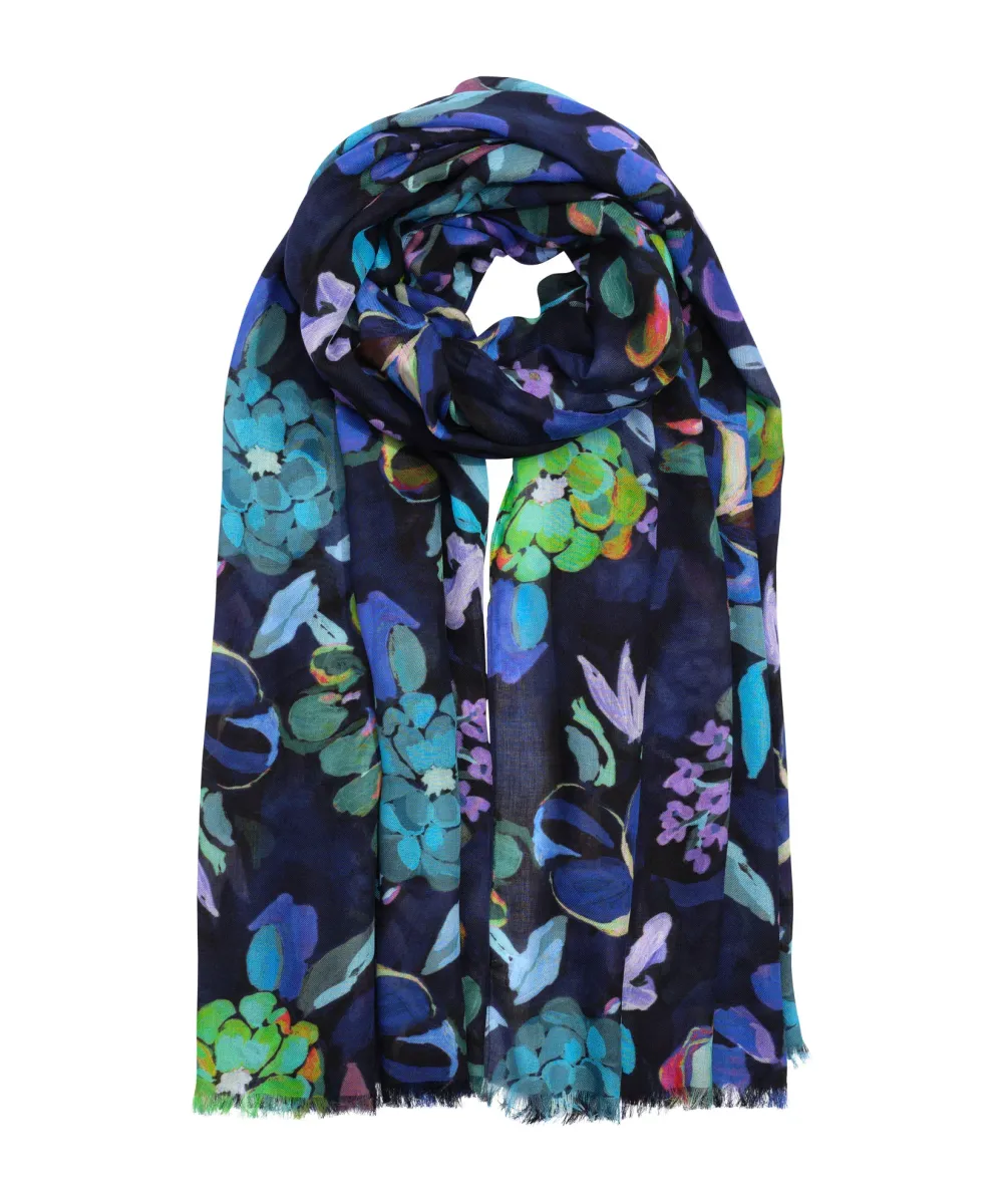 Casual Style Floral  Print Scarf