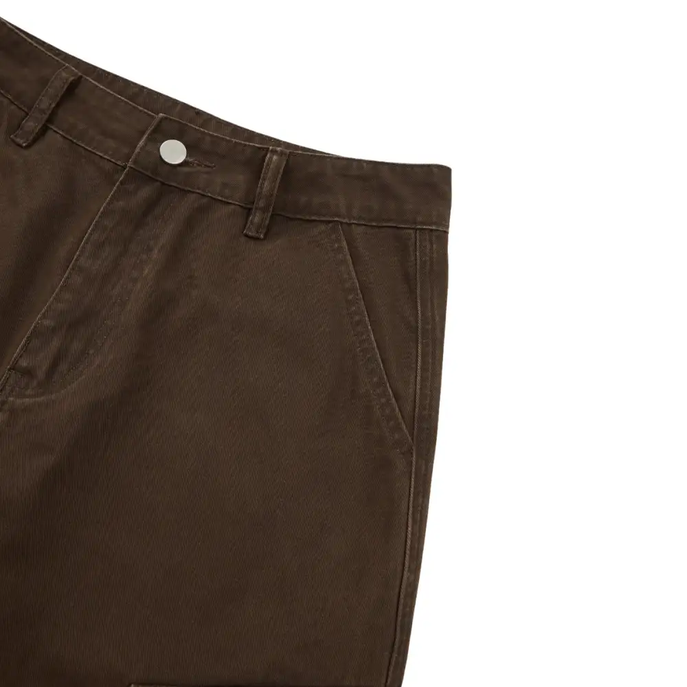 Straight Leg Baggy Paneled Cargo Pants