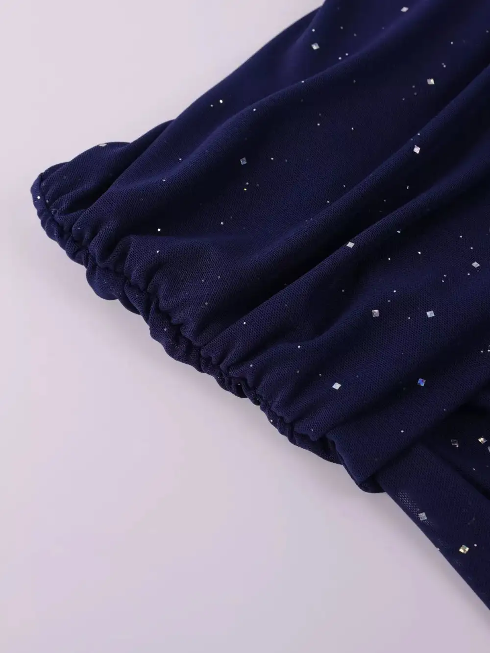 Relaxed Shape Glitter Maxi Dress