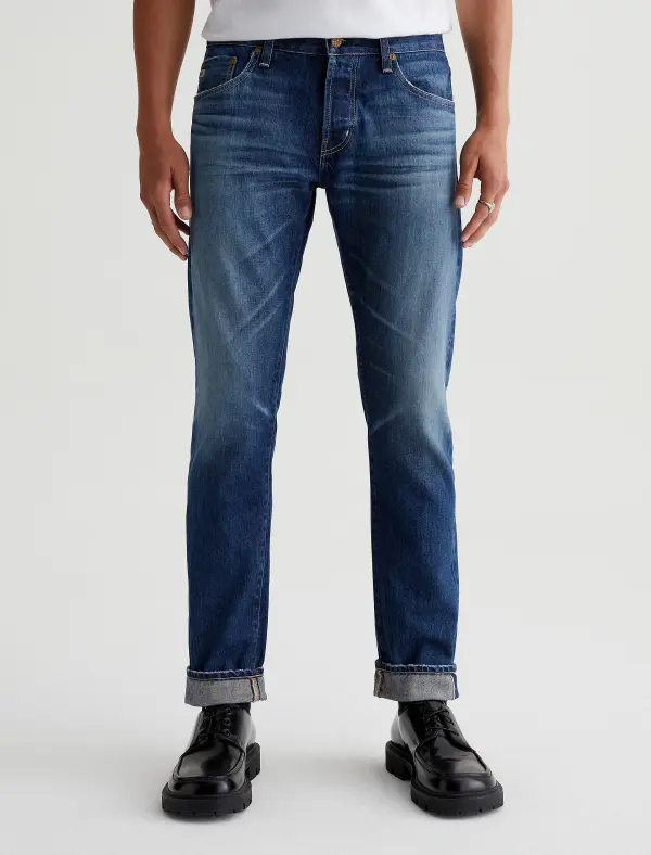 Men's Modern Slim Mid Rise Stretch Jeans