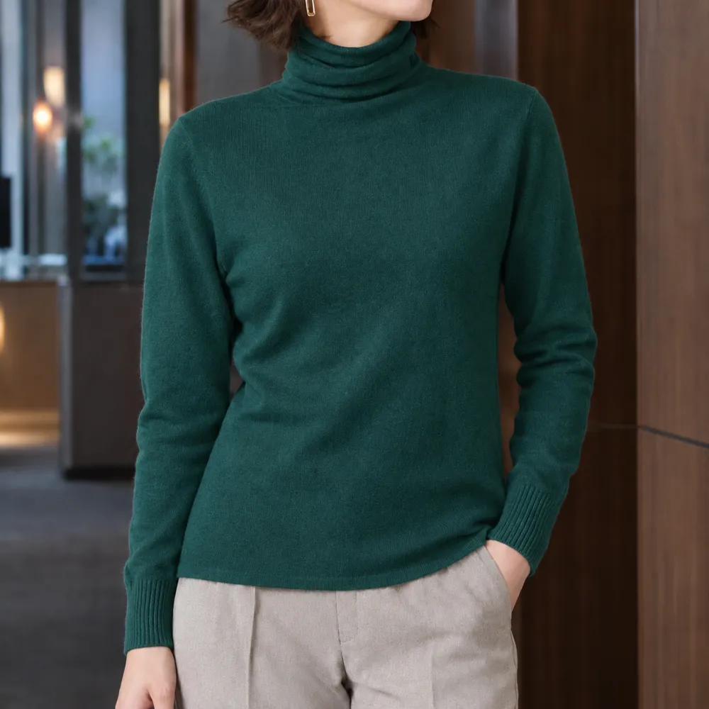 Turtleneck Polished Sweater