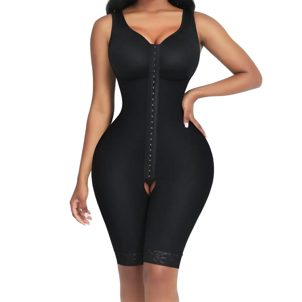 Crotch Access Conjoined Shaping Bodysuit