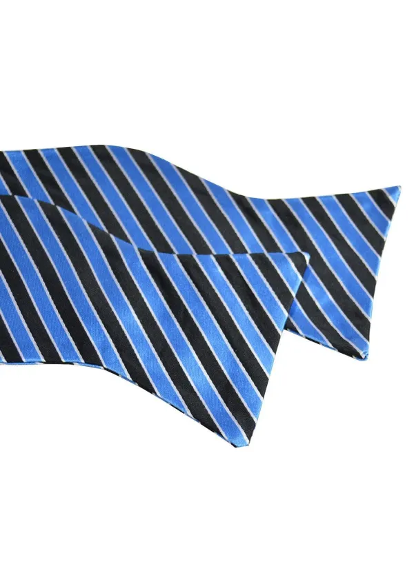 Impeccable Striped Silk Bow Tie