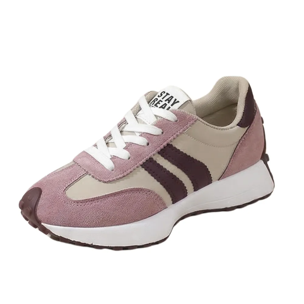 Cushioned Retro Platform Sneakers