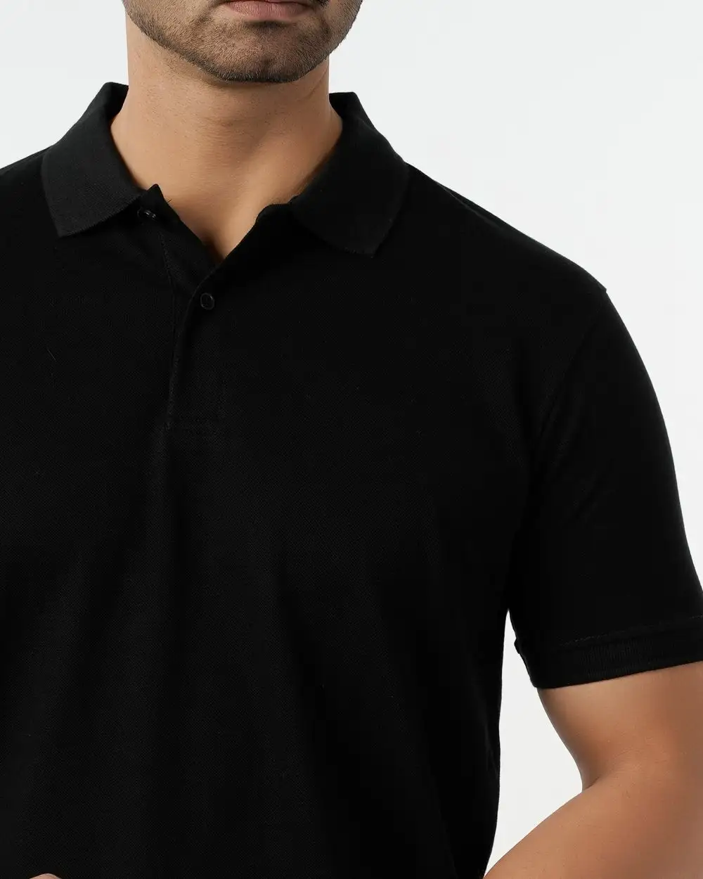 Men's Soft Sharp Polo Collar T-Shirt
