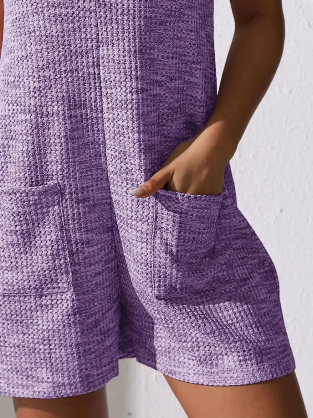 Everyday Button Front Pocket Romper