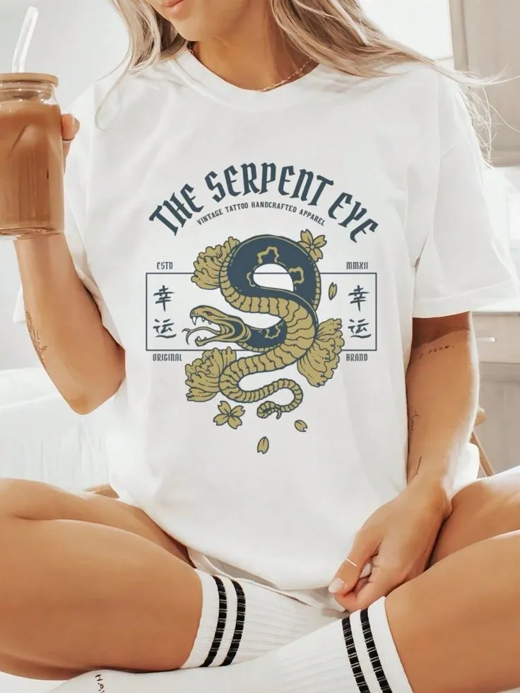 Serpent Eye Graphic Tee